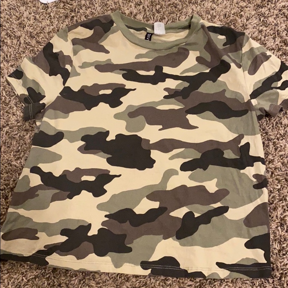 Camo Crop top